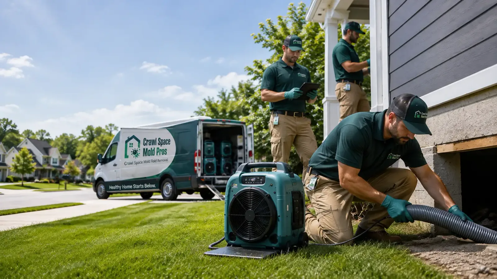 Crawl Space Mold Removal in Wyncote, PA